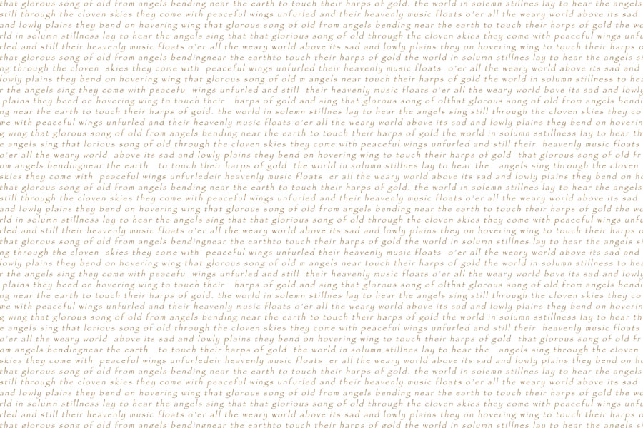 Glorious Song Of Old - Thumbnail of text as texture on transparent ground