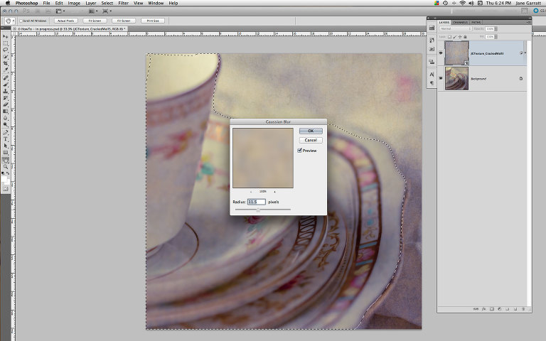 Filter 3. Adjust the amount of blur