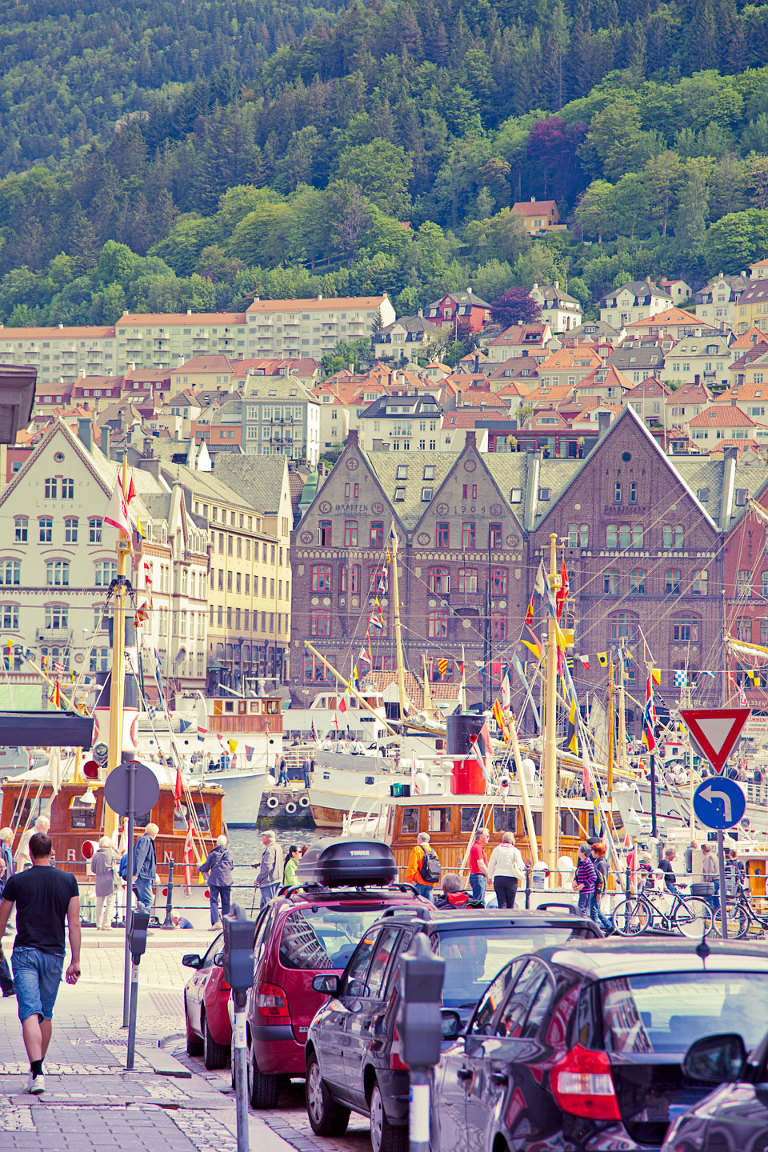 Fishing Boats in the Bryggen