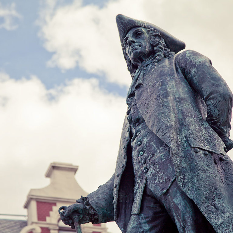 Ludwig Holberg Statue Bergen