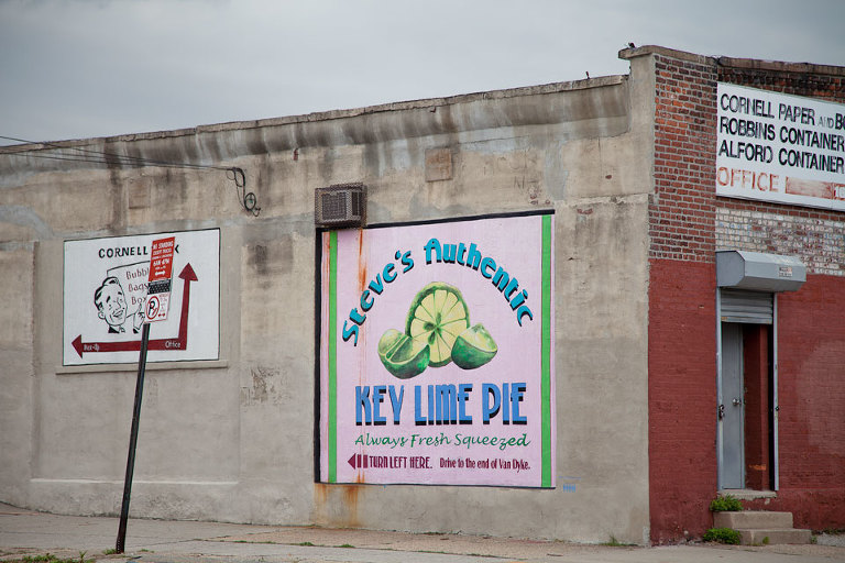Steve's Authentic Key Lime Pie & Cornell Signs