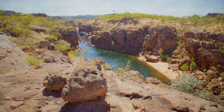 View Over Gorge Beach