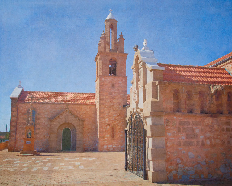 Bell Tower, Gate, and Gargoyle