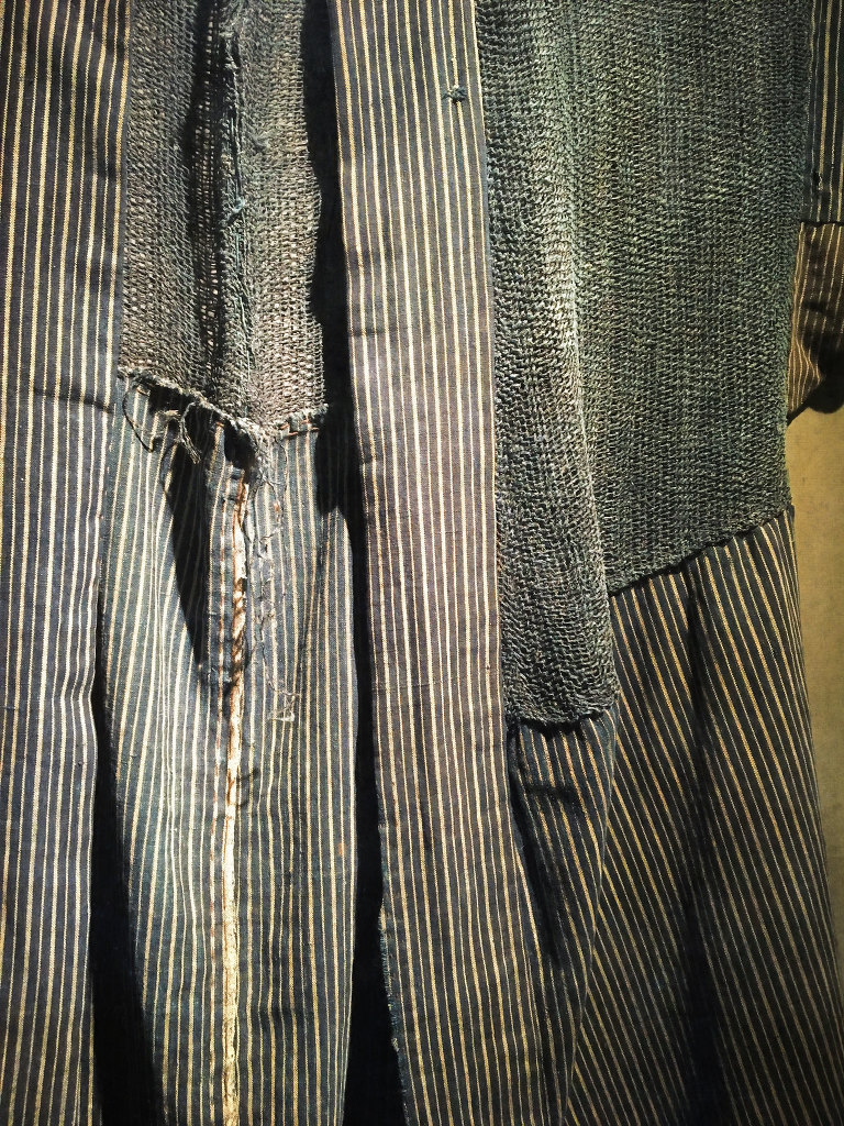 Jacket with mesh sections