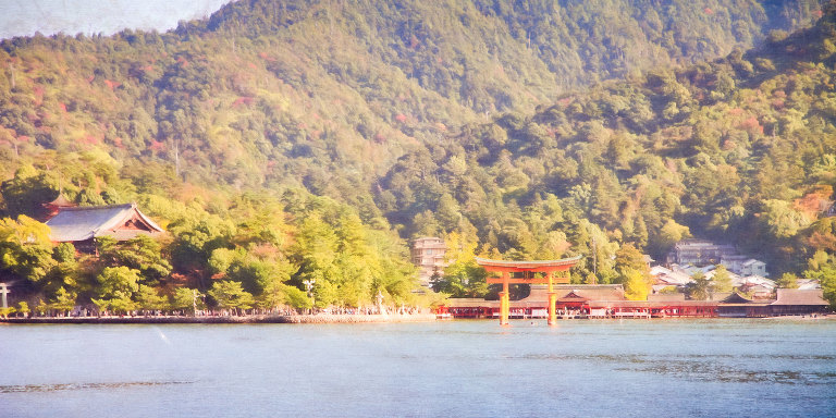 Miyajima from the ferry