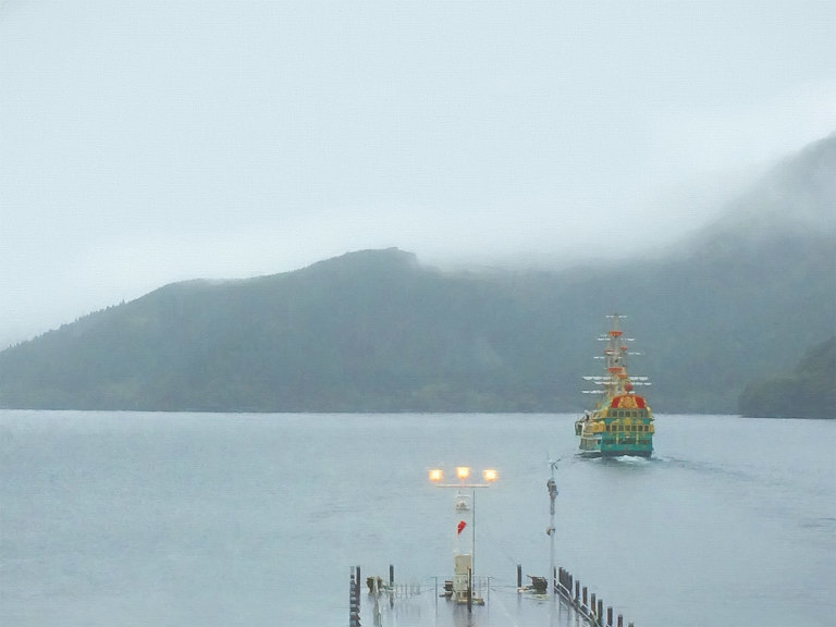 Pirate Cruise Ship on Lake Ashi